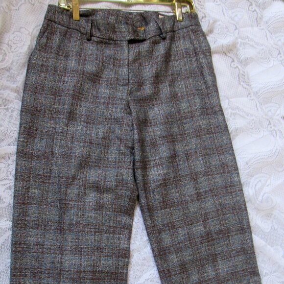 Nierne by giab's Made Italy Grey/Brown/Blue Capri  Women Pants Size 44 IT (M) - Picture 7 of 10